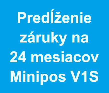 Predĺženie záruky na 24 mesiacov pre elio miniPOS V1S