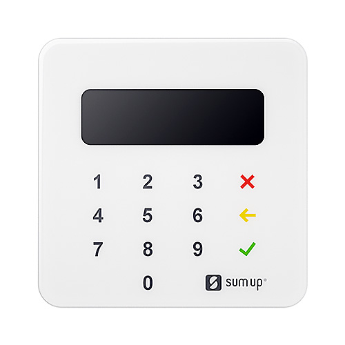 SumUp platobný terminál pre platbu kartou aj cez VRP - Virtuálna Registračná Pokladnica