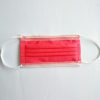 A.L.K.A. Ochranné rúška ČERVENÉ jednorazové 3-vrstvové vysokej kvality z netkanej textílie