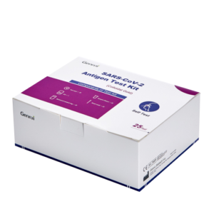 Antigénový certifikovaný výterový test na COVID-19 výter zo špičky nosa 98.13 % úspešnosťou výsledkov krabicka