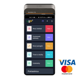 ExVAN miniPOS P3 VRP - Virtuálna Registračná Pokladnica s platobným terminálom