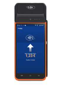 ExVAN AxPOS A8s platba kartou